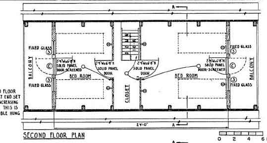 A Frame Cabin Floor Plan