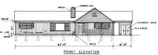 3 Bedroom Ranch House Design