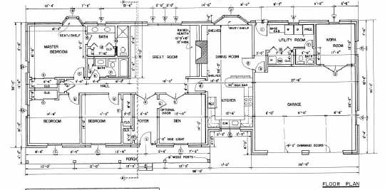 Country Ranch Floor Plans